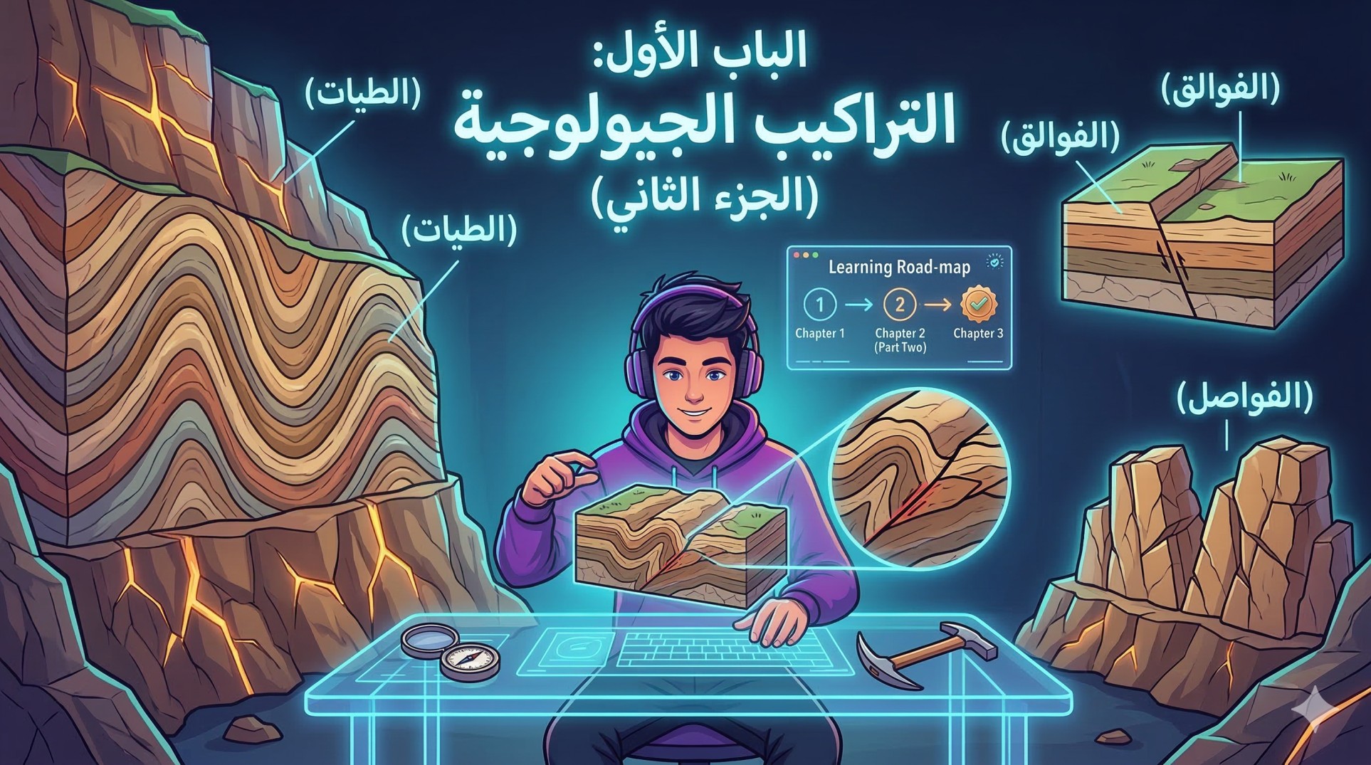 الباب الأول: التراكيب الجيولوجية (الجزء الثاني)