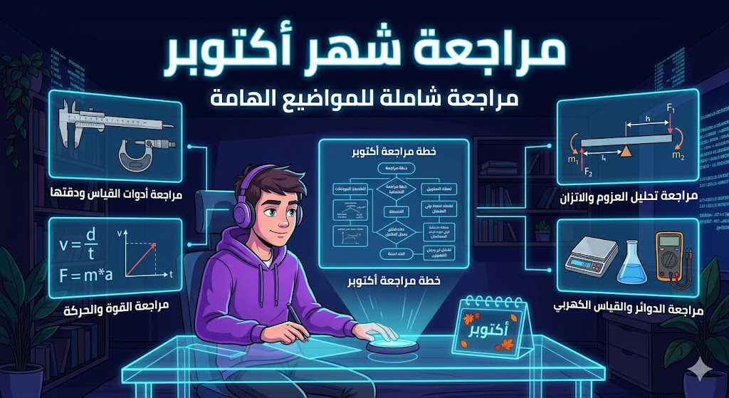 مراجعة شهر أكتوبر - الفصل الأول والثاني